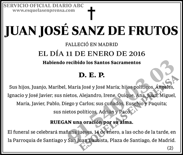 Juan José Sanz de Frutos